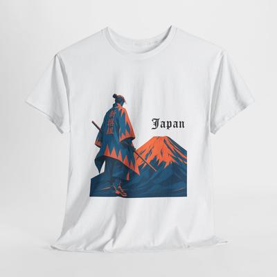 Samurai Mount Fuji Graphic Tee | Japan Illustration