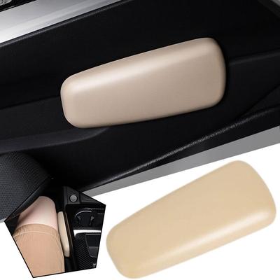 Car Armrest Pad Car Door Heightening Pad Central Armrest Soft Support Leg Relax Box Leather Protective Mat Pu Cushion Pad R4K1