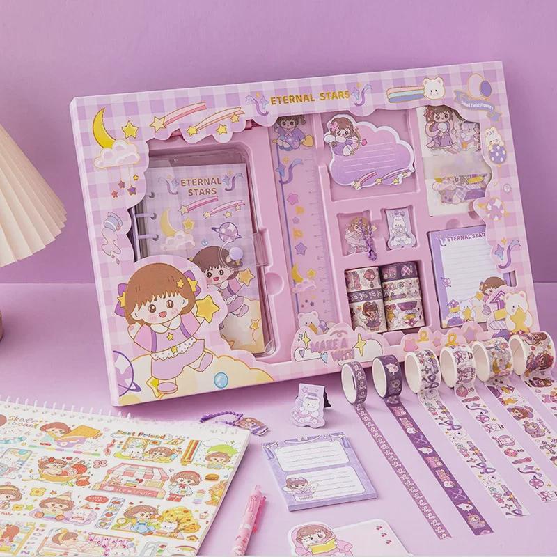 Adorable Loose-Leaf Notebook Set - Perfect Stationery Gift for Kids' Birthdays