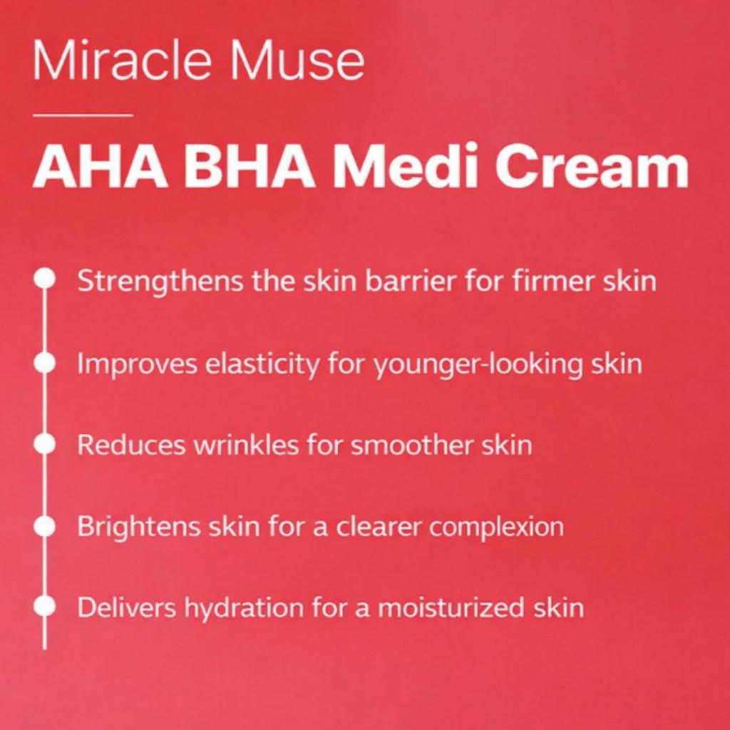 [Miracle Muse] AHA BHA Medi Cream 35ml