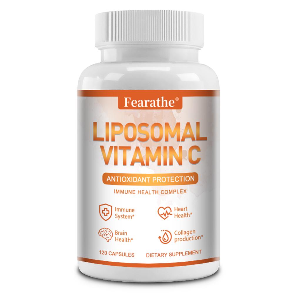 Fearathe Liposomal Vitamin C Antioxidant Protection Dietary Supplement, 120 Capsules