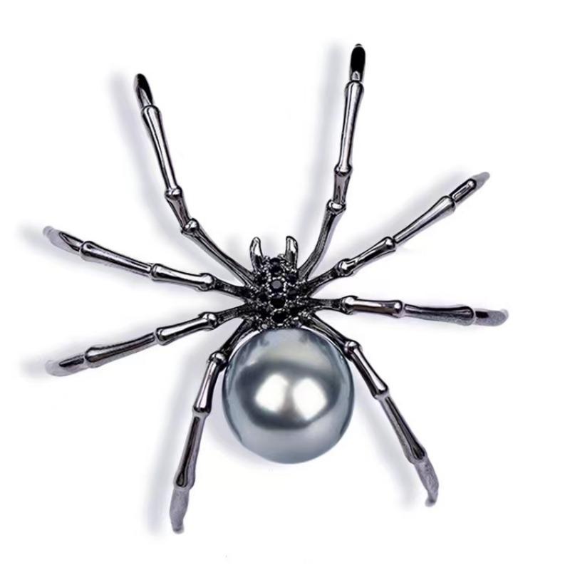 1Pc Spider Brooch Female Corsage Gifts Men Accessories Fashion Jewelry