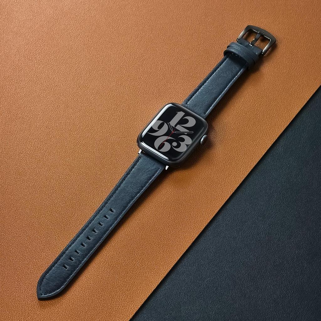 Compatibility: Apple Watch Ultra, Series 10/9/8/7/6, Ultra-Fiber Leather Strap