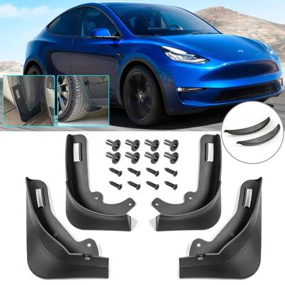 Lapače nečistot Lamely proti stříkající vodě Ochranné lišty předních zadních blatníků pro Tesla Model Y 2022 2023 Model 3 Model3 2016-2023