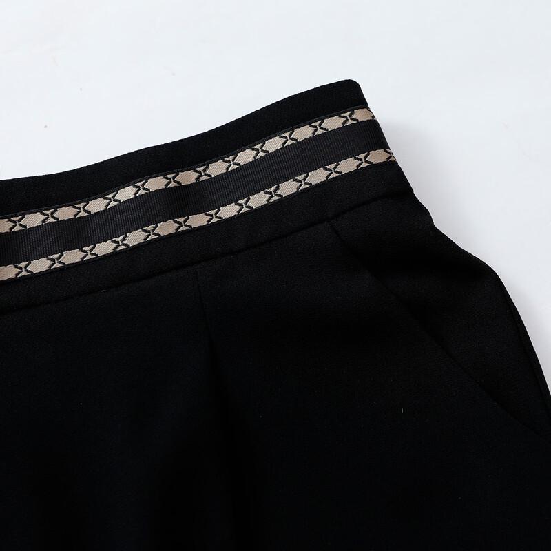 Dámské ležérní kalhoty Pastte s elastickým pasem a rovnými nohavicemi