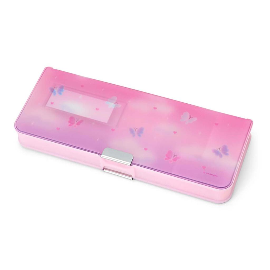 Sanrio Opening Pencil My Holds 6 Includes Mini Sharpener and Name Product 264962 (SANRIO) Double-Sided Case, Melody, Double-Sided Opening, Pencils,