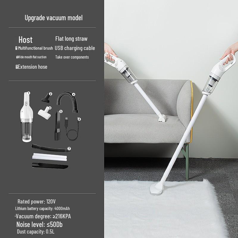 Wireless Mini Handheld Car Vacuum Cleaner for Pet Hair and Household Use