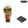 Bashineng Car Auto Gear Stick Shift Knob Large Tongue Skull Transmission Shifter Knob Head