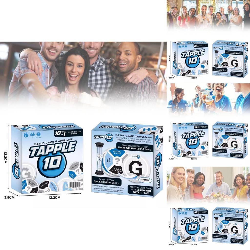 Tapple Englisch Kartenspiel Interaktiver Spaß Lernspiel Für Alle Altersgruppen