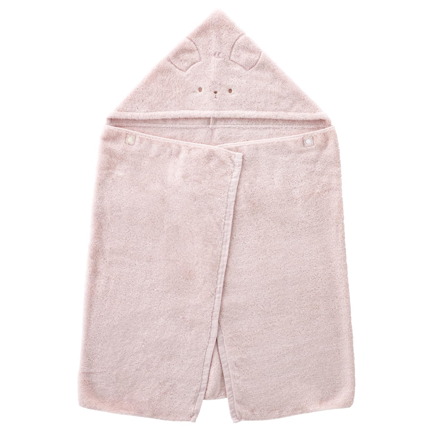 

Hooded Bath Towel Bath Towel Robe Smiling Pink Made in Japan
