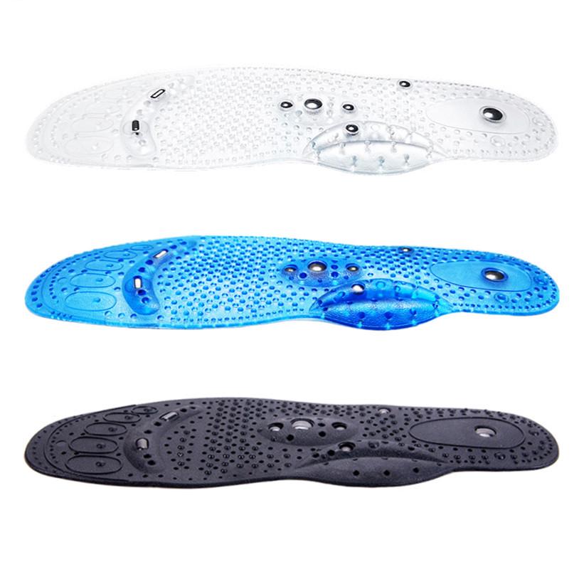 New Arch Support Magnetic Acupressure Massage Insoles with 8 Magnets