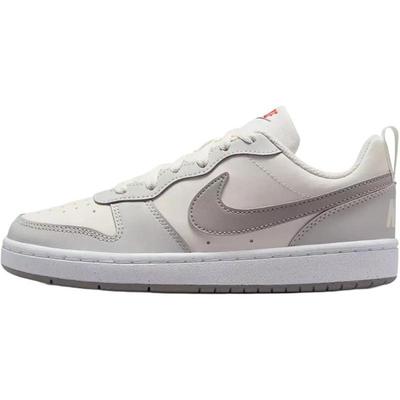 Court Borough Anti Slip Wear Resistant Low Top Kids' Skateboarding Shoes Gray/White Sneakers DV5456-127