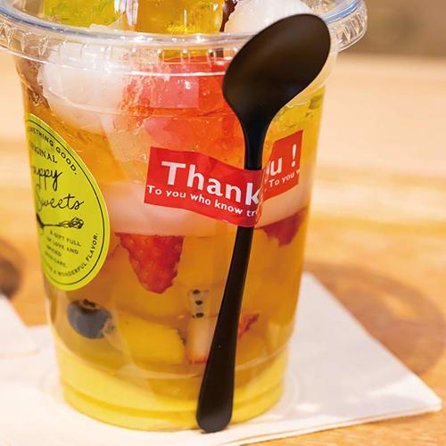 Heads Plain Spoons - 2/Black (100 count) Black W24 x H121mm M-SNB2 100 count