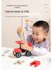 Wooden Assembly Toy Cars: Bulldozer, Repair Car, Fire Truck - Perfect Birthday Gift for Boys and Girls.