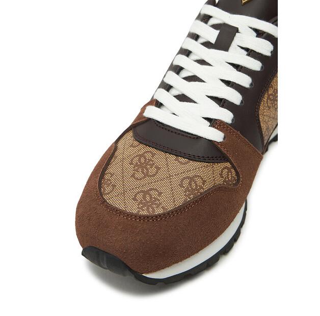 Мужские кроссовки Guess Fmparo ell12 коричневые