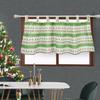 Christmas Curtains Small Curtains Kitchen Curtains Linen Through Rod Curtains Finished Curtains Window Curtains