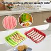 Food Grade Silicone Hot Dog Sausage Mold Baby Food Homemade DIY Ham Sausage Baking Mold