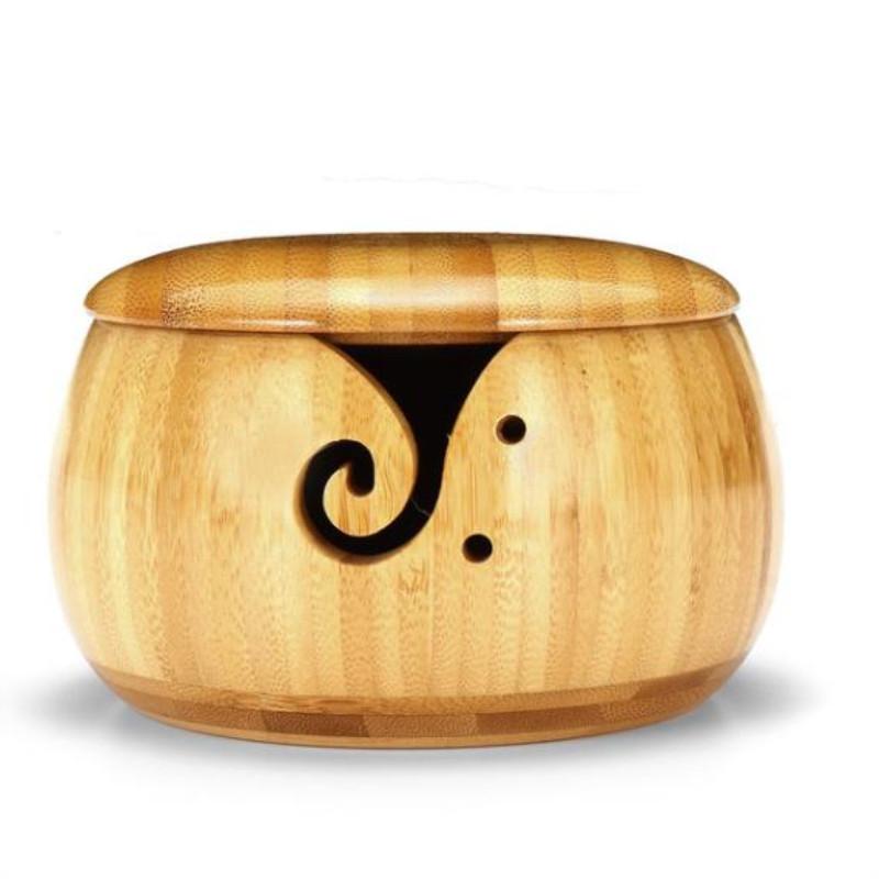 arn Bowl Holder Storage Bowl Natural Wood for Knitting & Crochet Yarn Holder arn Bowl Holder Storage Bowl Natural Wood for Knitting & Crochet Yarn Holder