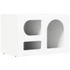TV Stand White 60 X 35 X 40 Cm Particleboard