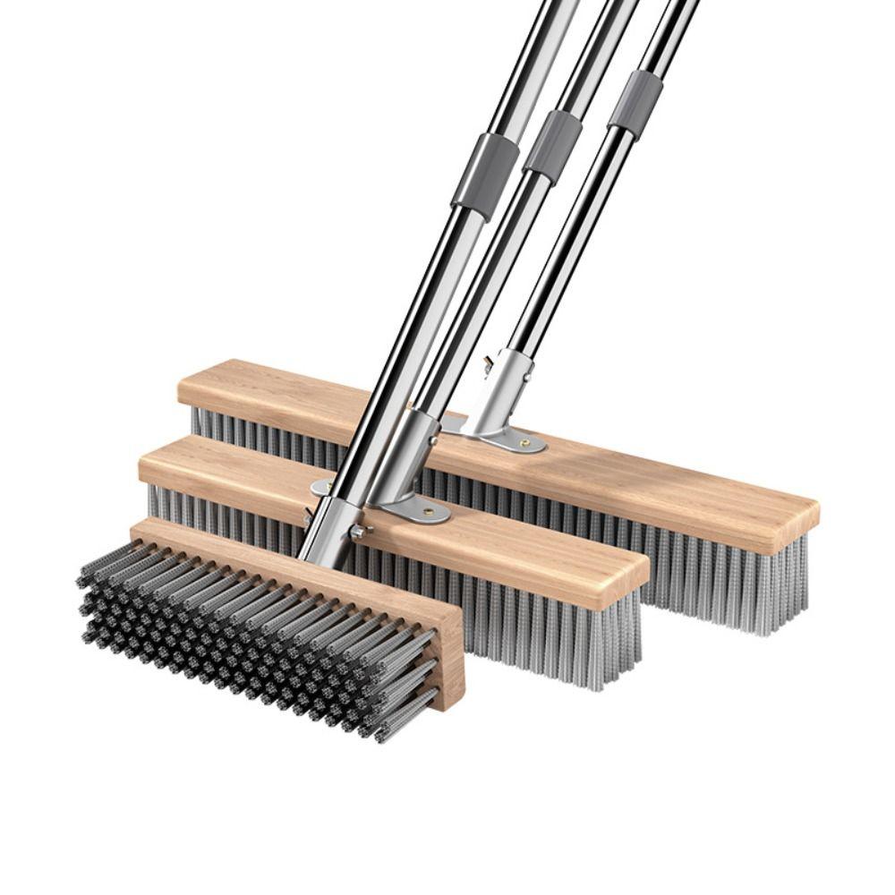 Stainless Steel Wire Broom Brush Rust-Proof Corrosion-Resistant Floor Scrubbing Brush Heavy Rough Scrubber Deck Scrub Brush