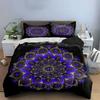 Mandala Art Decor Set Soft Comfortable Duvet Cover Bedding Set Included 1*Duvet Cover & 2*Pillowcases, Gift