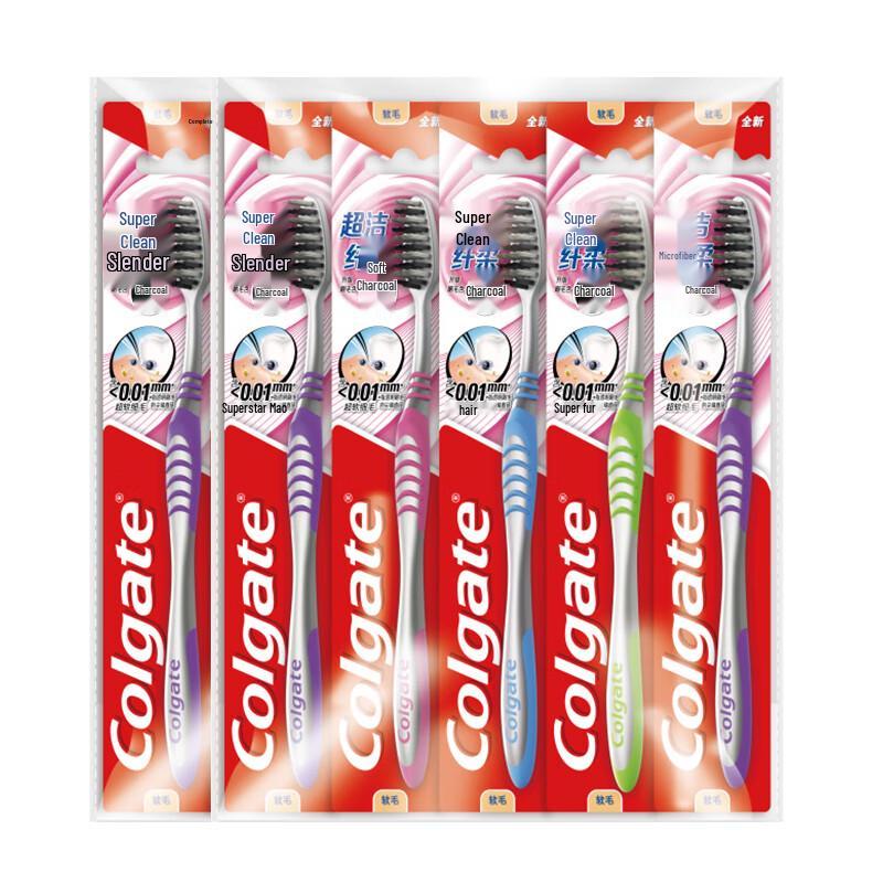Colgate Super Clean Slim Soft Bristle Toothbrush