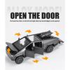1/32 Tesla Cybertruck Pickup Alloy Diecast Model Car Sound & Light Hobbies Collection Display Decoration Children's Toy Ornaments Gift
