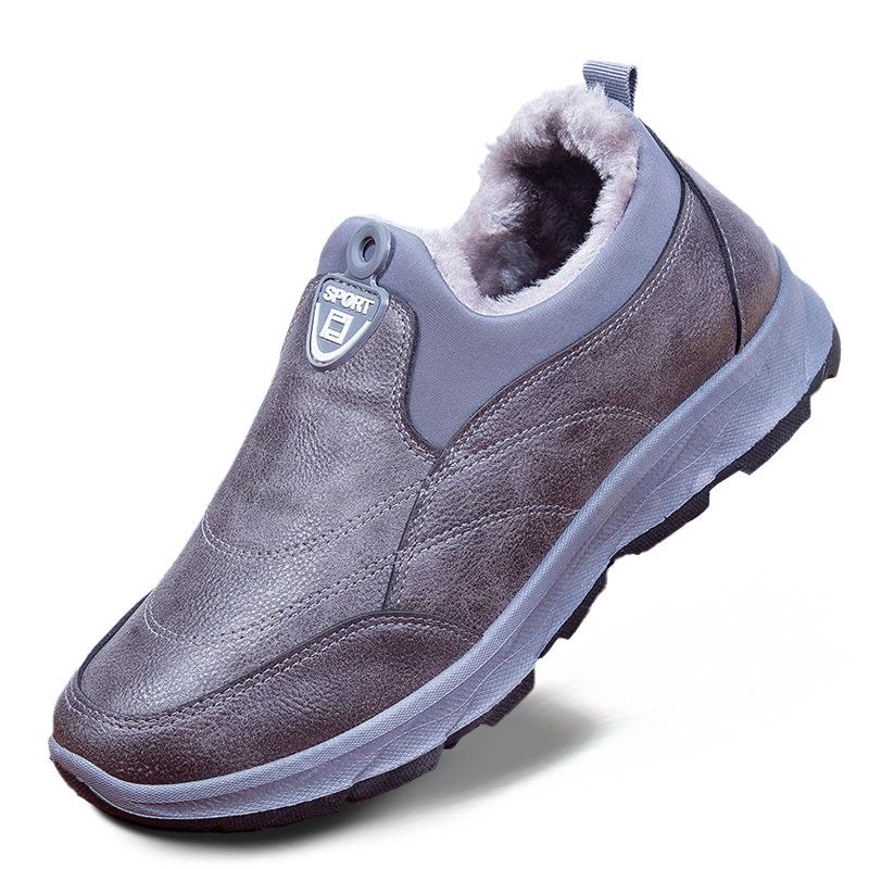 Cotton Shoes Fleece Thermal Cotton Boots Men's Waterproof Snow Boots