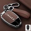 Zinc Alloy Leather Car Key Key Case Lynk & Co Lynk & Co Lynk Co 05 01 02 03 06 09 4 Button Key Fob Car Key Case Case