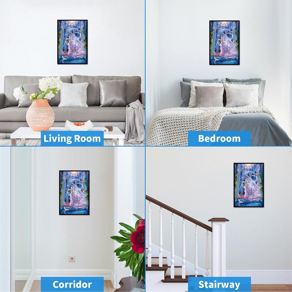 (26x38cm) CHengQiSM 1000-Piece Jigsaw Puzzle, Micro Piece, Bride Puzzle, 1000 Pieces, Painting, Stylish, Interior Decor, Gift