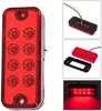 HULA Side Marker Light,6pcs 24V 8 LED Truck Side Marker Indicator Car Side Indicator Light for Truck Trailer (Red)