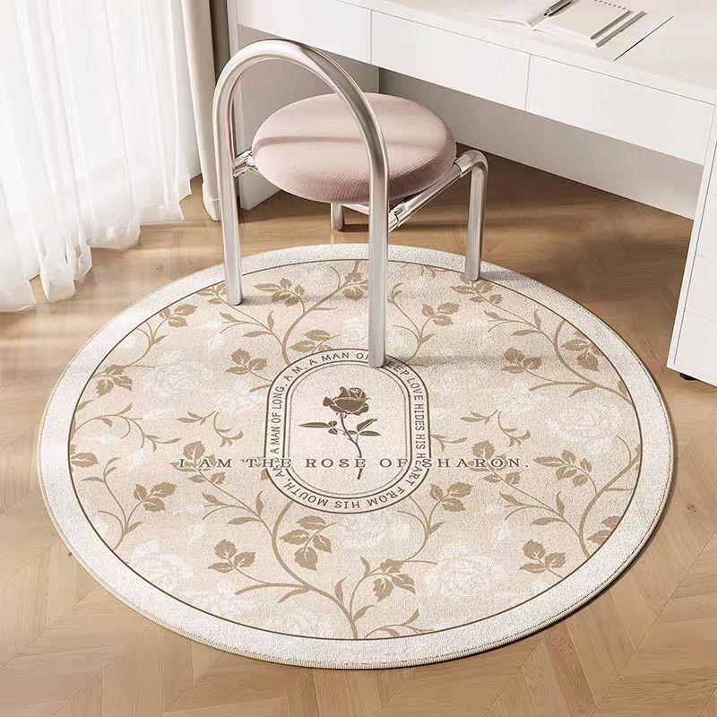 Ins Round Carpet - Soft And Comfortable For Living Room Floor, Bedroom Dressing Table And Footrest - Home Decoration
