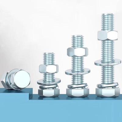 M12x80mm Galvanized Bolt, Nut & Washer Set