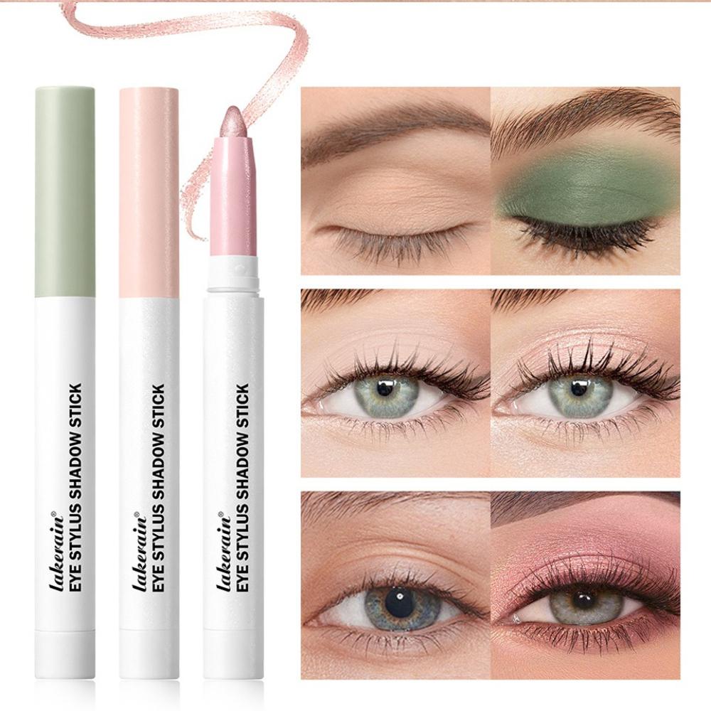 Lakerain Eye Stylus Shadow Stick Plum Bronze 1.5g Shimmer Eyeshadow Pencil Waterproof Long-Lasting Creamy Eye Makeup Cosmetic for Women