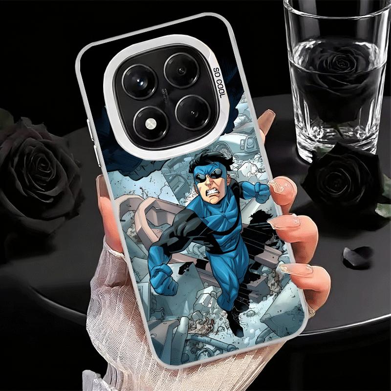 I-Invincible Anime Soft Phone Case for Xiaomi Redmi Note 13 14 15 Pro Plus 12S 12 11S 11 11T 10S 10 Shockproof Cover Back Shell