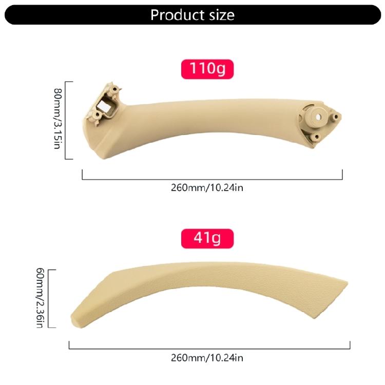 Interior Door Handle Long Servie ABS Construct Door Handle Right/Left Inner Door Handle Vehicle Spare Part for E90