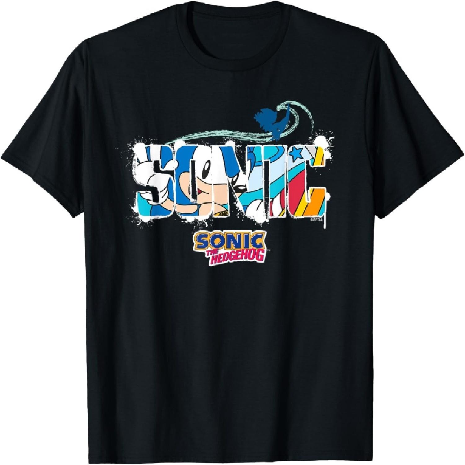 Соник Хеджхог - Футболка «Волна Соника» S