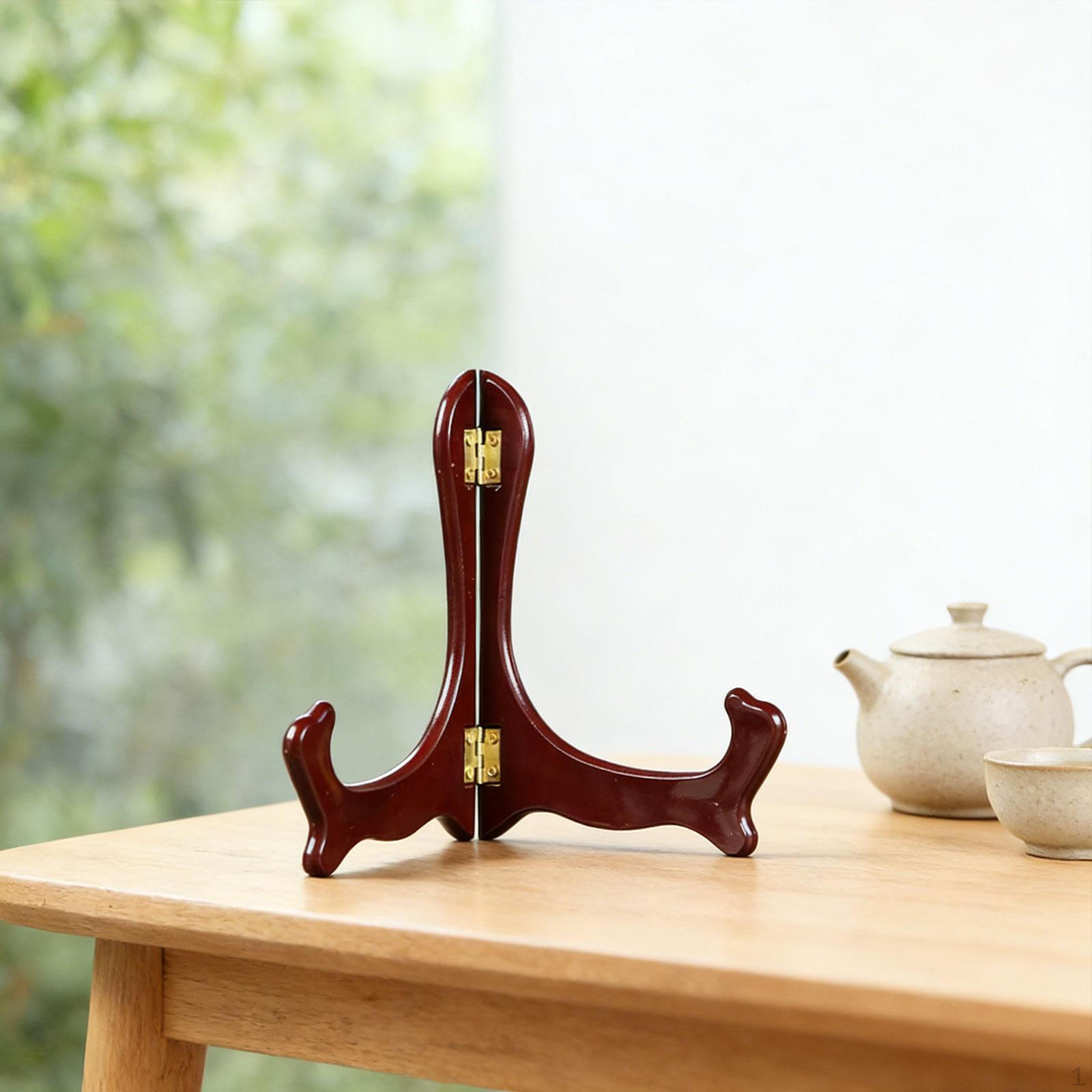 Деревянная подставка-мольберт для тарелки, блюда, чаши, для демонстрации картин, фотографий, декора B