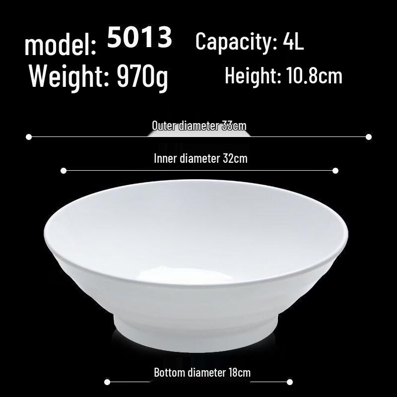 

ZISIZ Anti-scald Melamine Soup Bowl