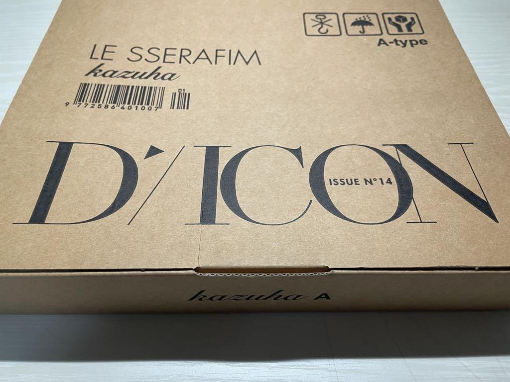 [USED] LE SSERAFIM KAZUHA D/icon BOX
