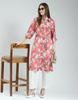Monte Carlo Women's Printed Collar Neck Tunic