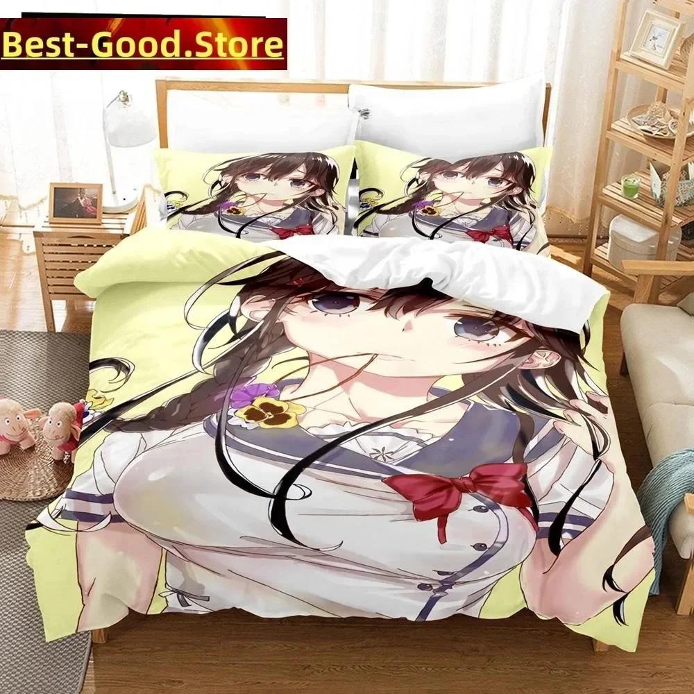 Anime Ore o Suki nano wa Omae dake kayo Bedding Set Print With Pillowcase Bed Duvet Cover Single Double Queen Super King Size