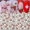 Maniküre-Dekor, Schieber, Reliefgravur, 5D-Prägung, Nagelaufkleber, Nagelkunst-Aufkleber