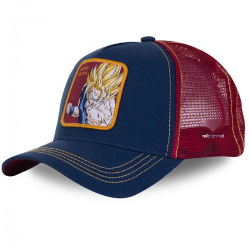 Dragon Ball Goten & Master Roshi Anime Snapback Cap - Unisex Hip Hop Trucker Hat