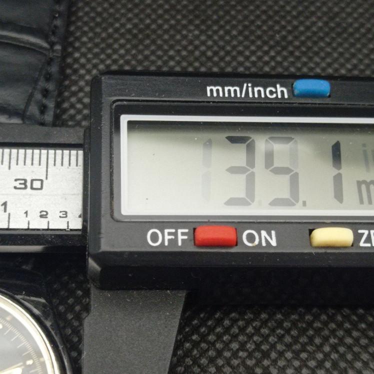 Gebrauchte Vintage-Armbanduhr Seiko 5 Automatik 6309A aus Japan, schwarz, Tag/Datum, a316812-2, SKU608i-a316812