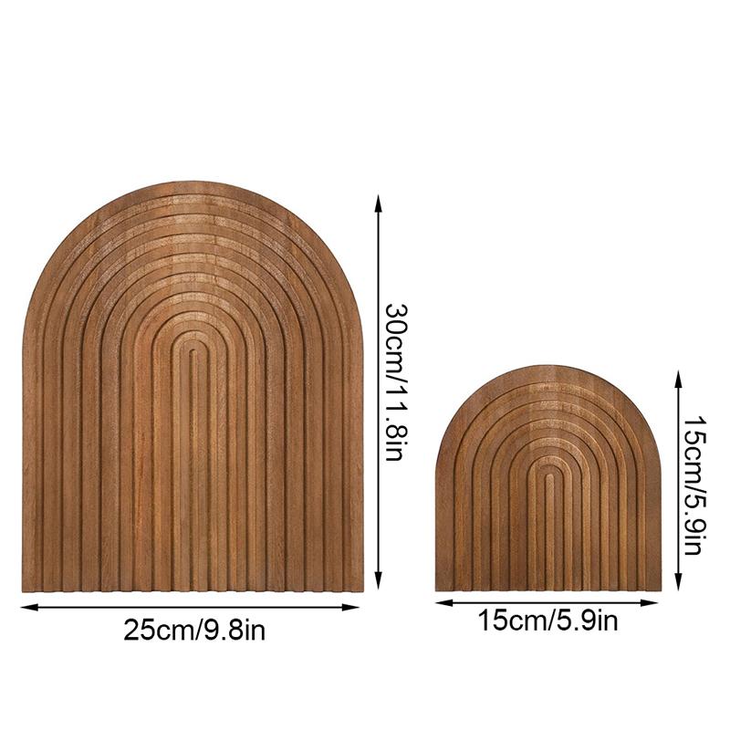 

1 шт., настенная полка для перегородки, украшения для дома, декоративные украшения в форме арки, поднос для украшений в стиле бохо, современный, 2 размера
