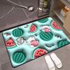Floor Mat 3D Visual Effect Quick Drying Diatom Mud 40x60cm Flower Pattern Bathroom Anti-slip Floor Mat Daily Use DROPSHIPPING