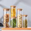 Large Capacity Transparent Glass Storage Jar - Airtight Cereal and Tea Container