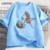 Marcus The Worm Tshirt for Unisex Unisex Y2k Clothes Design Printed Cotton Short Sleeve Round Neck Tshirt Streetwear Y2k Clothing