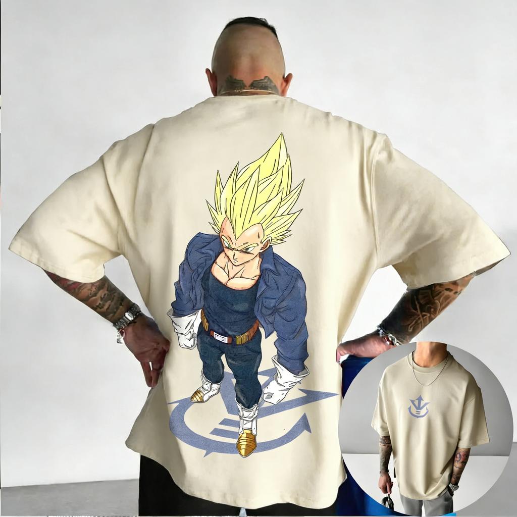 Plus Size Dragon Ball Anime Printed Men WomenTshirt Casual Parent Child Tops Summer Street Wear Harajuku Style Fashion Y2K